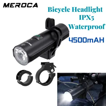 MEROCA Новая Велосипедная Интеллектуальная Фара HM-1000 Hard Light 1000LM Подходит для Горного Шоссейного Велосипеда, Руля, Велосипедных Аксессуаров