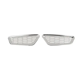 Крышка Переднего Бампера Автомобиля Украшает Накладку Наклейкой для Ford F150 F-150 2021 2022 Аксессуары, ABS Хром