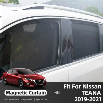 Для Nissan Altima Teana L34 2019-2023 Магнитный Солнцезащитный Козырек Автомобильный Солнцезащитный Козырек На Переднее Лобовое Стекло Шторы Летний Солнцезащитный Козырек На Окно