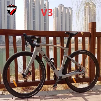 TWITTER Гравийный велосипед V3 RS-24S с полной внутренней прокладкой внедорожного класса T900 из углеродного волокна, дорожный велосипед, масляный дисковый тормоз, колесо 700 * 38C