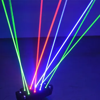 8 Глаз RGB Движущийся луч-паук Лазерный луч DMX DJ home Party Pro Сценический светильник Декор