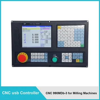 Горячая продажа контроллер фрезерного станка с ЧПУ для 3-осевого фрезерного станка с ЧПУ для обработки алюминия VMC CNC990MDb-3