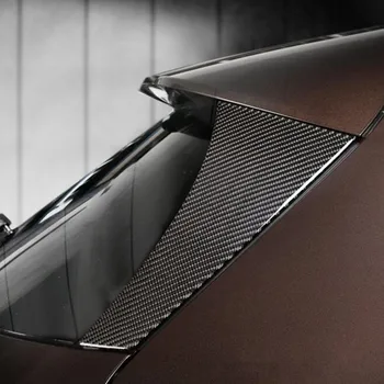 Полосы для отделки заднего стекла 2 шт. для Mercedes Benz GLA X156 2015-2018 Аксессуары для экстерьера автомобиля из углеродного волокна