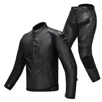 Мотоциклетный костюм для верховой езды, зимний, защищающий от холода, Теплый Гоночный костюм, Защищающая от Падения Куртка Райдера, Ветрозащитная Мужская и женская Мотоциклетная Кожа