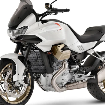 Аксессуары для мотоциклов, Алюминиевая решетка радиатора, защитный кожух для Moto Guzzi V100 Mandello S 2023 2024 