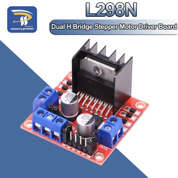 Модуль L298N Dual H Bridge Плата драйвера Шагового двигателя Модули 2A 25 Вт Плата Контроллера L298 для Arduino Smart Car DIY Kit