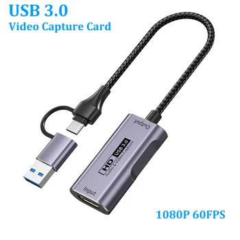 Плата Видеозахвата USB 3,0 HDMI для Записи игрового потока для камеры TV Box Nintendo Switch PS 4 5 MS2130 placa de video