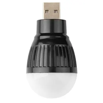 USB-лампочка Портативная Многофункциональная Мини-светодиодная Маленькая лампочка 3 Вт Наружного аварийного освещения Энергосберегающая Подсветка Лампы