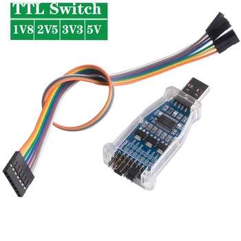 Адаптер последовательного преобразователя уровня FTDI USB в TTL UART 1,8 В 2,5 В 3,3 В 5 В
