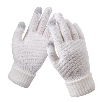 Зимние Теплые перчатки Унисекс, Лыжные Перчатки для кемпинга на открытом воздухе, Спортивные перчатки