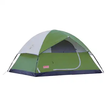 4-местная купольная палатка Sundome, 1 комната, зеленая