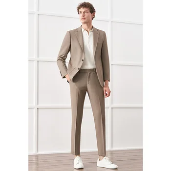 6917-2023 новый деловой профессиональный мужской пиджак, повседневная корейская версия костюма