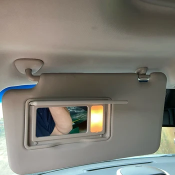 Солнцезащитный козырек для водителя автомобиля, Световая перегородка, козырек на лобовое стекло, косметическое зеркало с подсветкой для Renault Keleos 2009-2016
