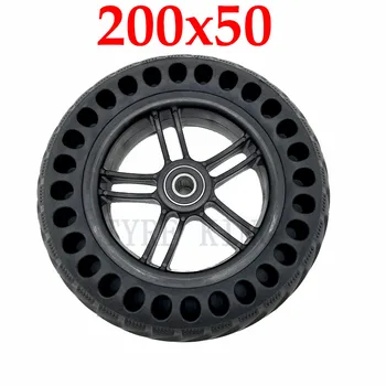 Высококачественная Сплошная шина 200x50 с пластиковым ободом 200 * 50 Сотовое сплошное колесо для деталей электрического скутера