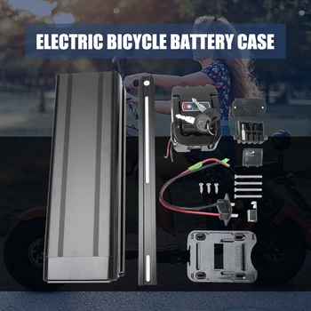 Прочный Внутренний Открытый Батарейный Отсек Чехол E-bike Battery 1865 Литиевый 1ШТ Запасные части для велосипедов 390*110*76 мм