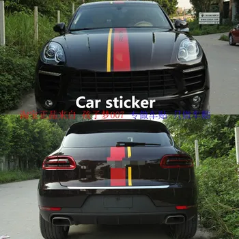 Автомобильные наклейки для Porsche Cayenne 2012-2021, персонализированные модные декоративные наклейки на заказ