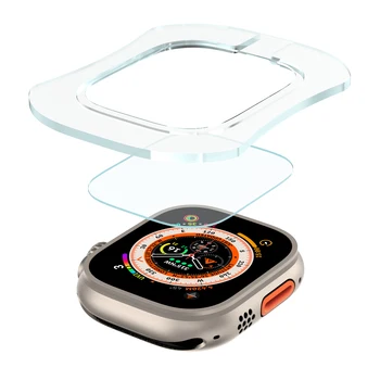 Закаленное стекло для Apple Watch Ultra 49 мм Защитная пленка Для экрана С Автоматической Наклейкой Пленки для iWatch Ultra Pro 49 мм Аксессуары